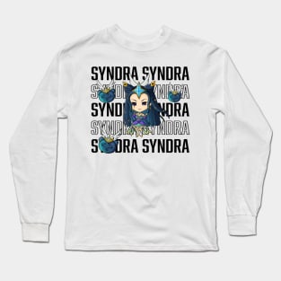 Star Guardian Syndra Black Text Long Sleeve T-Shirt